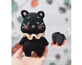 Crochet Pattern - Cute Kitten Amigurumi - Crochet Cat Pattern - Handmade Gifts - Birthday Gifts -- English Pattern - Instant Download