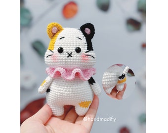 Crochet Pattern - Cute Kitten Amigurumi - Crochet Cat Pattern - Handmade Gifts - Birthday Gifts -- English Pattern - Instant Download