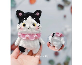 Crochet Pattern - Cute Kitten Amigurumi - Crochet Cat Pattern - Handmade Gifts - Birthday Gifts -- English Pattern - Instant Download