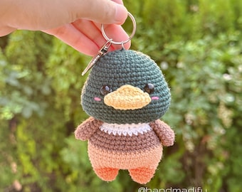 Duck Keychain - Crochet Pattern - Duck Amigurumi - Crochet Duck - Handmade Gift - Birthday Gifts - English Pattern-Instant Download