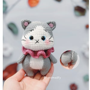 Crochet Pattern - Cute Kitten Amigurumi - Crochet Cat Pattern - Handmade Gifts - Birthday Gifts -- English Pattern - Instant Download