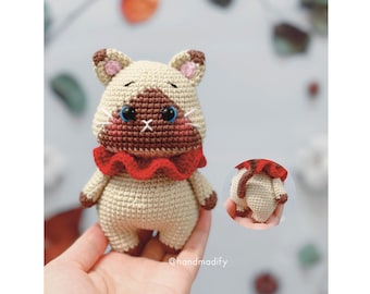 Crochet Pattern - Cute Kitten Amigurumi - Crochet Cat Pattern - Handmade Gifts - Birthday Gifts -- English Pattern - Instant Download