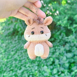 Horse Keychain - Crochet Pattern - Horse Amigurumi - Crochet Horse - Handmade Gift - Birthday Gifts -- English Pattern - Instant Download