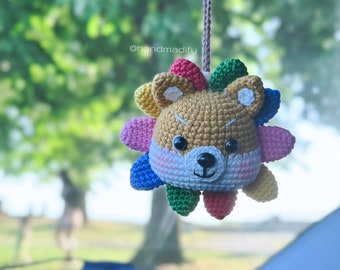 Crochet Shiba Dog Ornament Pattern – Car Accessories (PDF Pattern)