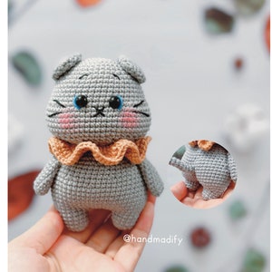 Crochet Pattern - Cute Kitten Amigurumi - Crochet Cat Pattern - Handmade Gifts - Birthday Gifts -- English Pattern - Instant Download