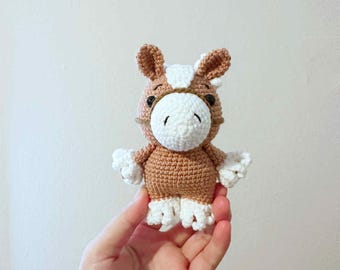 Crochet Horse Keychain Pattern: Amigurumi PDF (Instant Download)