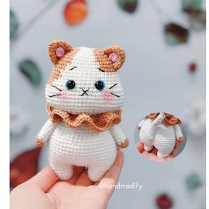 Crochet Pattern - Cute Kitten Amigurumi - Crochet Cat Pattern - Handmade Gifts - Birthday Gifts -- English Pattern - Instant Download