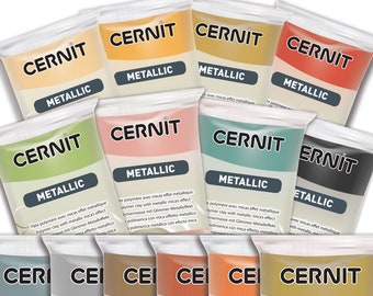 Cernit® Metallics Polymer Clay 2oz, 56g- Fresh NEW