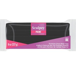 8oz. Black - Sculpey Premo® Oven Bake Polymer Clay