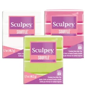 Sculpey® Souffle Polymer Clay - 1.7oz - Oven Bake Clay, FRESH NEW