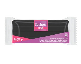 8oz. Black - Sculpey Premo® Oven Bake Polymer Clay