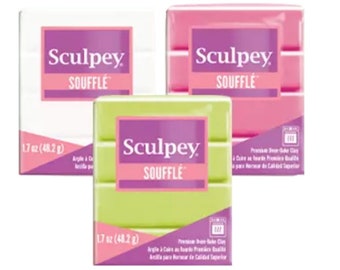 Sculpey® Souffle Polymer Clay - 1.7oz - Oven Bake Clay, FRESH NEW