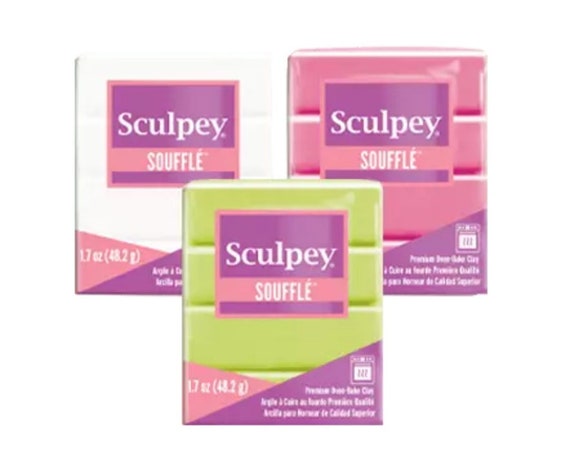 Sculpey SOUFFLE Oven Bake Polymer Clay All Sizes, All Colours +