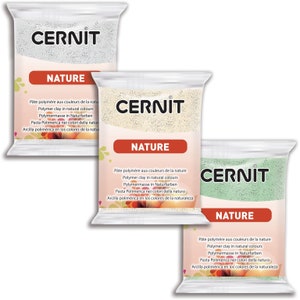 Cernit® Nature - Fresh NEW Polymer Oven Bake clay, 1.98 oz, 56g pkg - 1 Piece