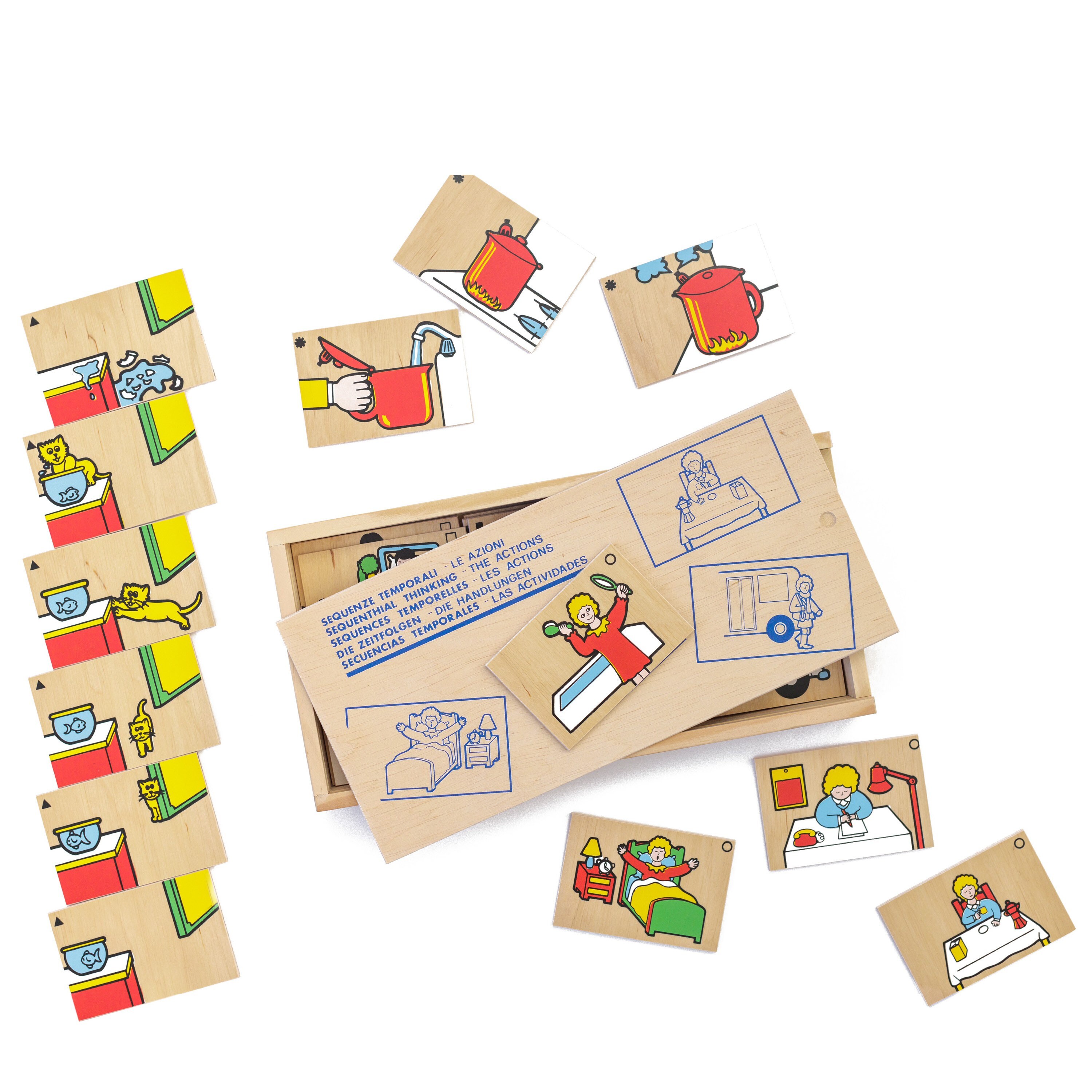 Sequencing Puzzles | Montessori Learning Sequence Wooden Educational ...
