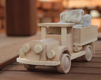 Wooden Montessori Car Toy “ZIS” Waldorf Handmade