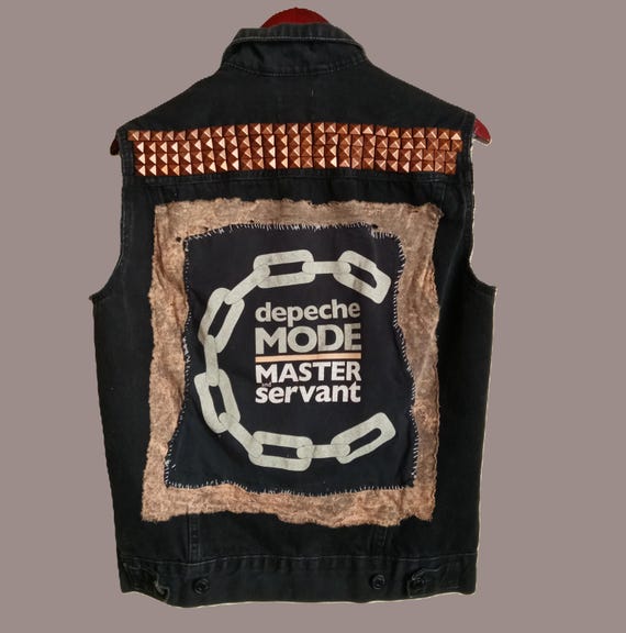 Depeche Mode Punk Vest Medium Synth Pop Goth