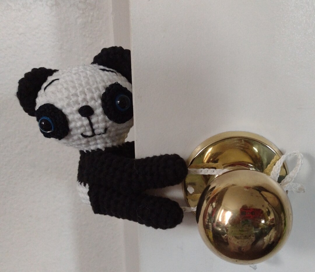 Amigurumi Panda Door Stopper - Etsy
