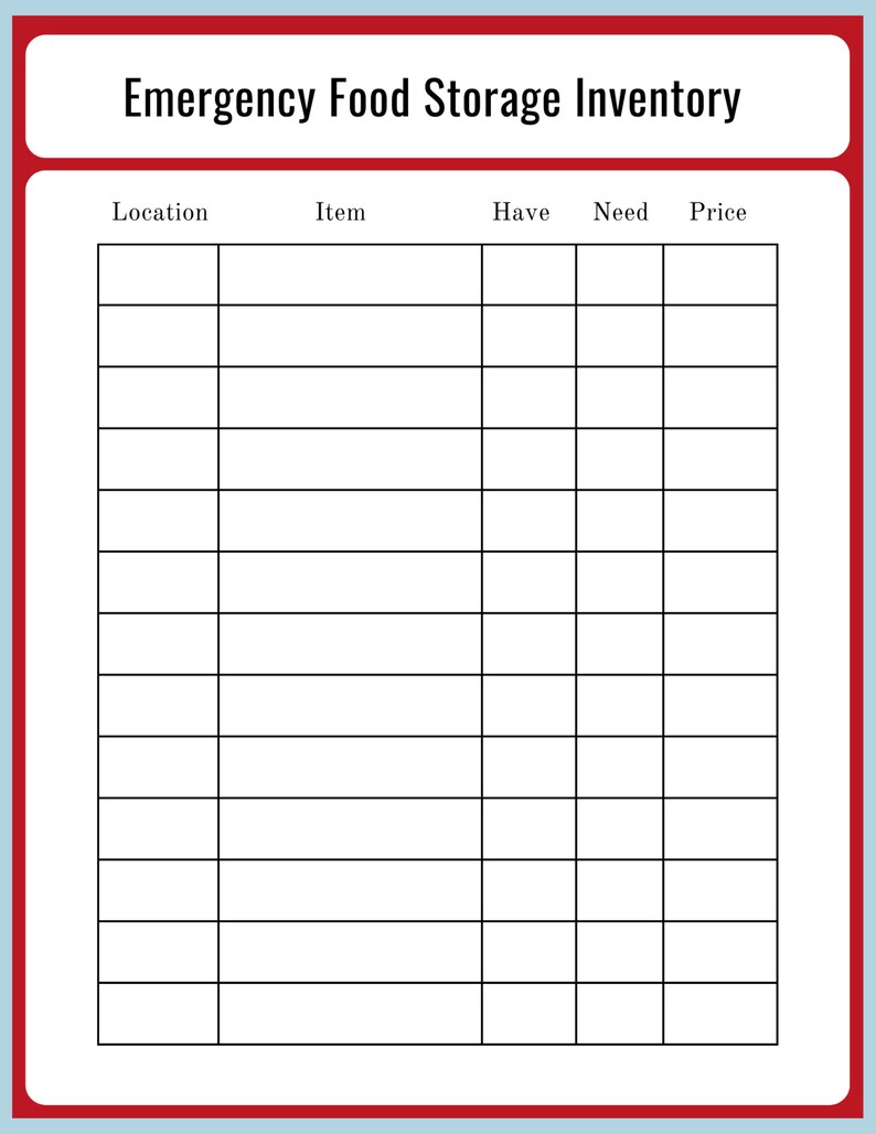 Emergency Preparedness Bundle Natural Disaster Disaster Etsy