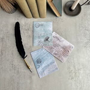 Vintage Sweet Nothings Stationery Set (15 Cards + Envelopes) | Vintage Love Letters Stamps Stationery Greeting Cards Stationery Sets
