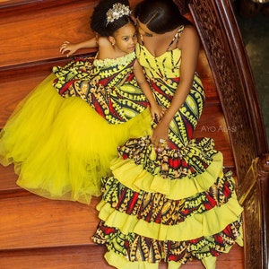 Mummy and daughter Ankara outfit image 3