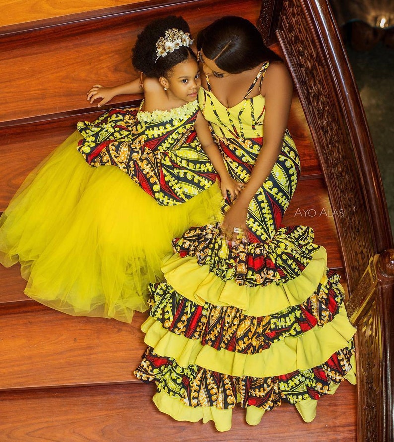 Mummy and daughter Ankara outfit image 3