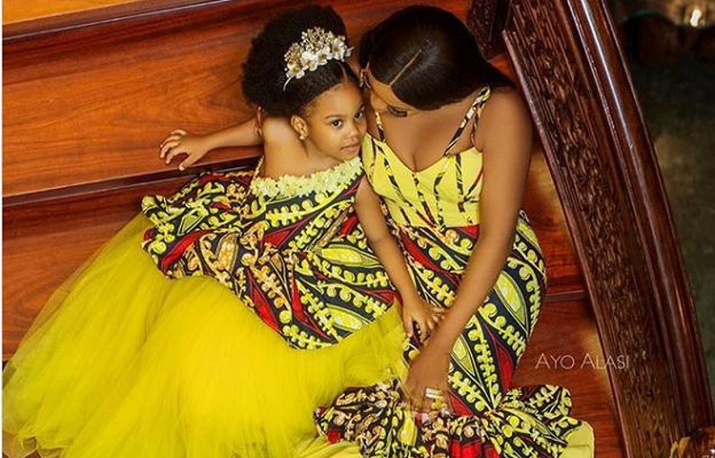 Mummy and daughter Ankara outfit image 4