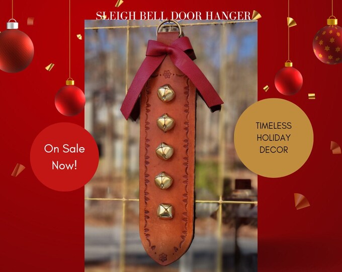 Featured listing image: Sleigh Bell Door Hanger