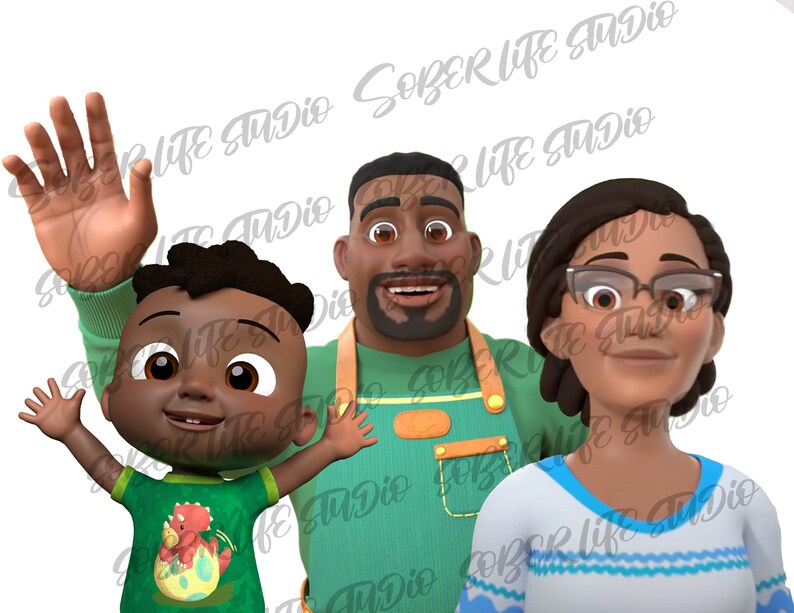 African American Family Pngs Etsy