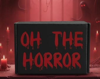 Oh The Horror Gift Box / True Crime - Monsters - Horror Movies / Gothic Goth Gift Box / Horror Gift Box / Themed Gift Box / Curated Gift