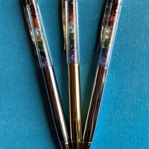 Witchy Crystal Pens / Gay Pride Pens / Garnet / Carnelian / Citrine / Jade / Lapis Lazuli / Amethyst / Unique Pen / Magical Pens / Gemstone image 4