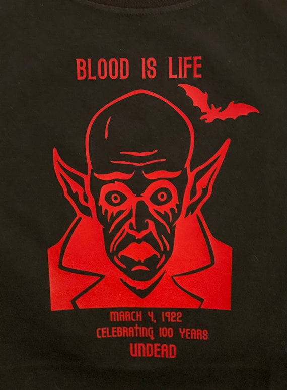 Nosferatu Vampire Classic Horror Black T-Shirt Dracula Men Nosferatu Vampire Classic Horror Black T-Shirt Dracula Men