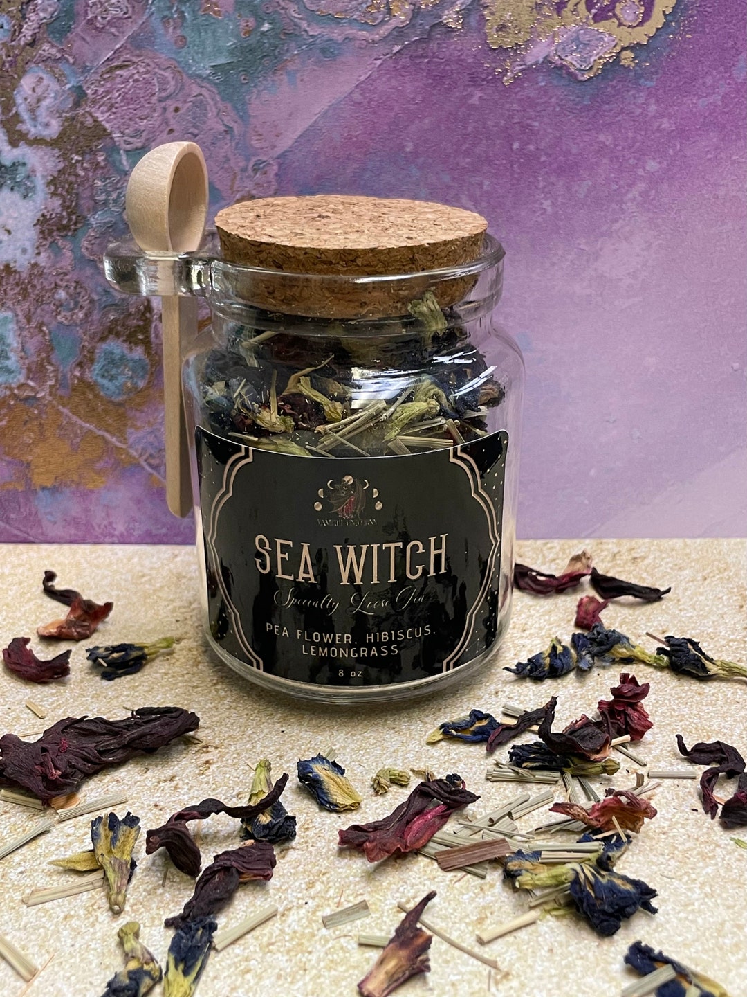 Sea Witch Tea / Purple Tea / Butterfly Pea Flower / Lemongrass
