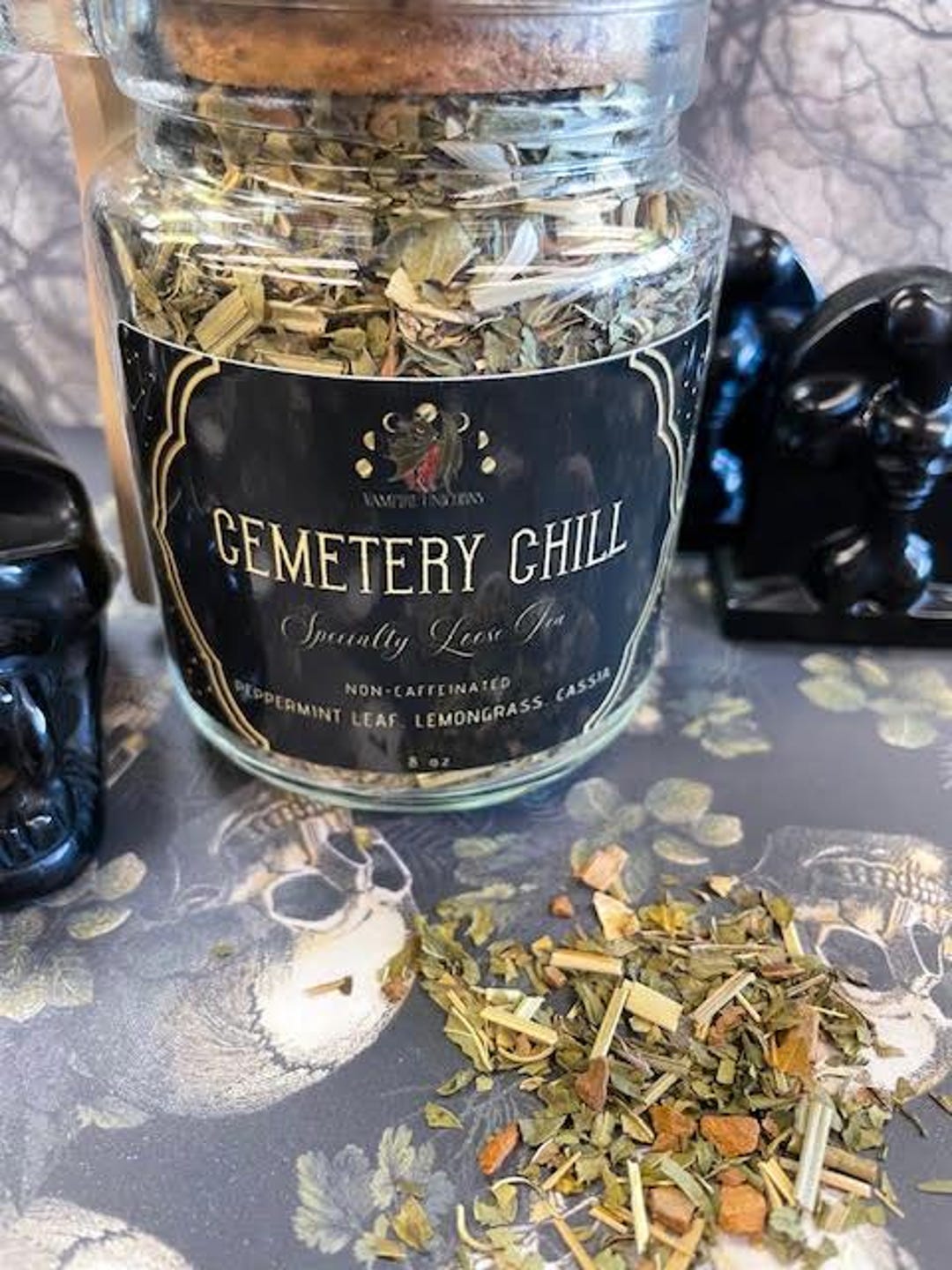 Cemetery Chill Tea / Peppermint Leaf / Lemongrass / Cassia/ Gothic ...