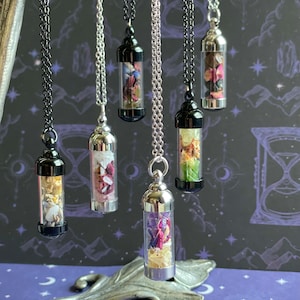 Witchy Spell Necklaces / Spells Charms / Crystals / Gemstones / Love Spell / Protection Spell / Prosperity Good Luck / Money Spell