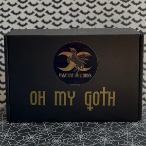 Oh My Goth Mystery Box / Mystery Box for Goth Girls & Guys / Gothic Mystery Box / Halloween Mystery Box / Customizable / Themed Gift Box