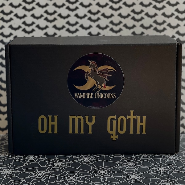 Oh My Goth Mystery Box / Mystery Box for Goth Girls & Guys / Gothic Mystery Box / Halloween Mystery Box / Customizable / Themed Gift Box