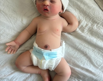 Full Body Silicone Baby Boy Newborn Size 18 inches