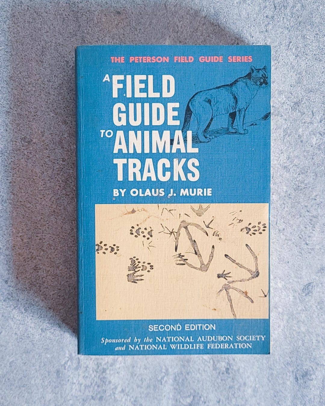 Vintage Field Guide to Animal Tracks Peterson Field Guide Wildlife ...