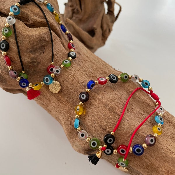 Evil Eye multicolored bracelet