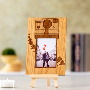 Anniversary Gift | Vintage Camera Wooden Card |  Anniversary Card, 5th Anniversary, Custom Message, Love, Personalized Gift, Gifts For Her