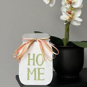 Home Mason Jar Tabletop Decor