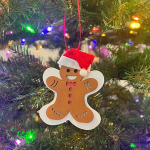 Gingerbread Man Christmas Ornament
