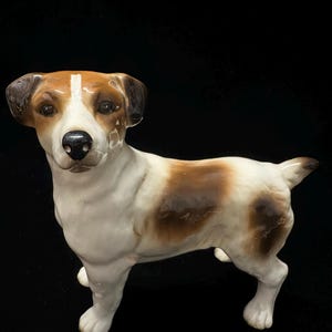 Vintage Coopercraft Jack Russell Terrier Dog Figurine Made in England