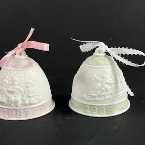 Vintage Lladro 1987 or 1988 Christmas Bell