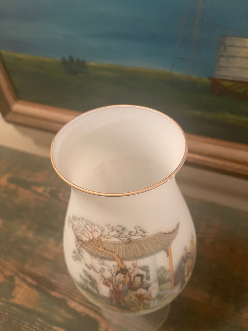 Vintage Norleans Satin Glass Twist Base Candle Holder/vase Etsy