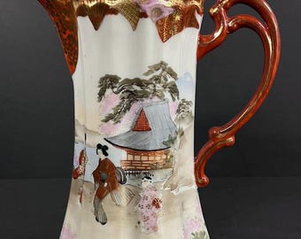 ファッションの Kjøbenhavns Porcellains Maleri Denmark。アンティークの脚と蓋 アラビア