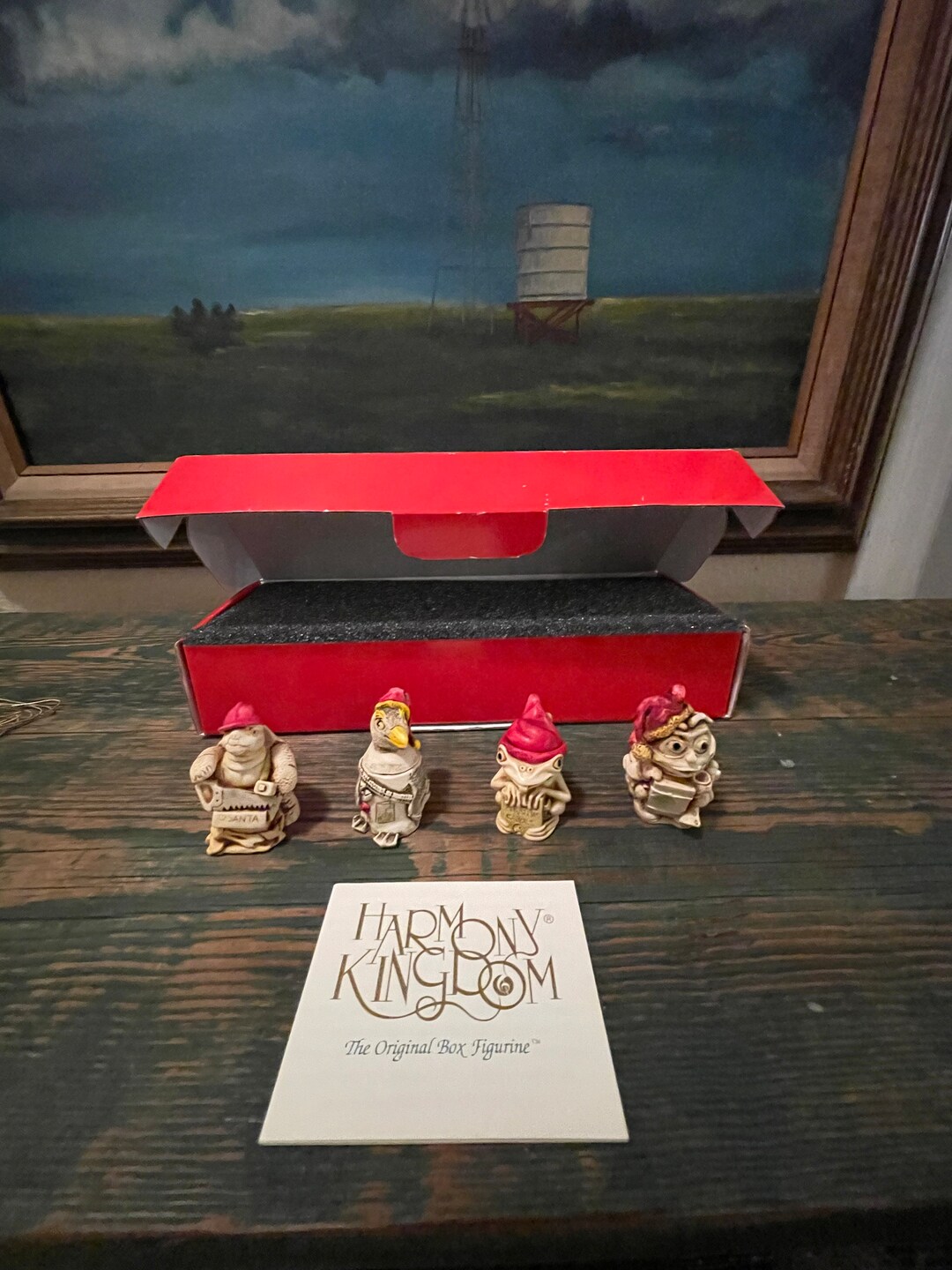 Vintage Harmony Kingdom 4 Piece Christmas Ornament Collection Etsy