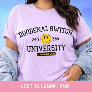 Duodenal Switch University PNG, Funny Bariatric Surgery Shirt Design, DS Surgery PNG, Weight Loss Surgery Day Sublimation Design