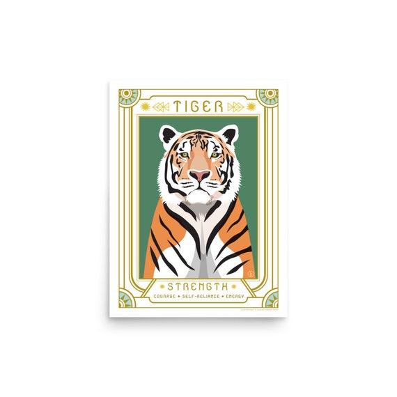 Spirit Tiger Poster by Birdflower Poet Animal Spirit Totem - Etsy Spirit Tiger Poster by Birdflower Poet Animal Spirit Totem - Etsy